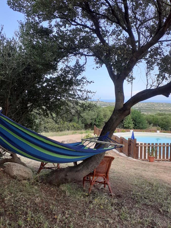 Agriturismo Gli Olivastri, Appartamento La Rosa Dei Venti Con Piscina E Solarium , Vista Mare ,Climatizzatore ,Wifi Альєнту Екстер'єр фото
